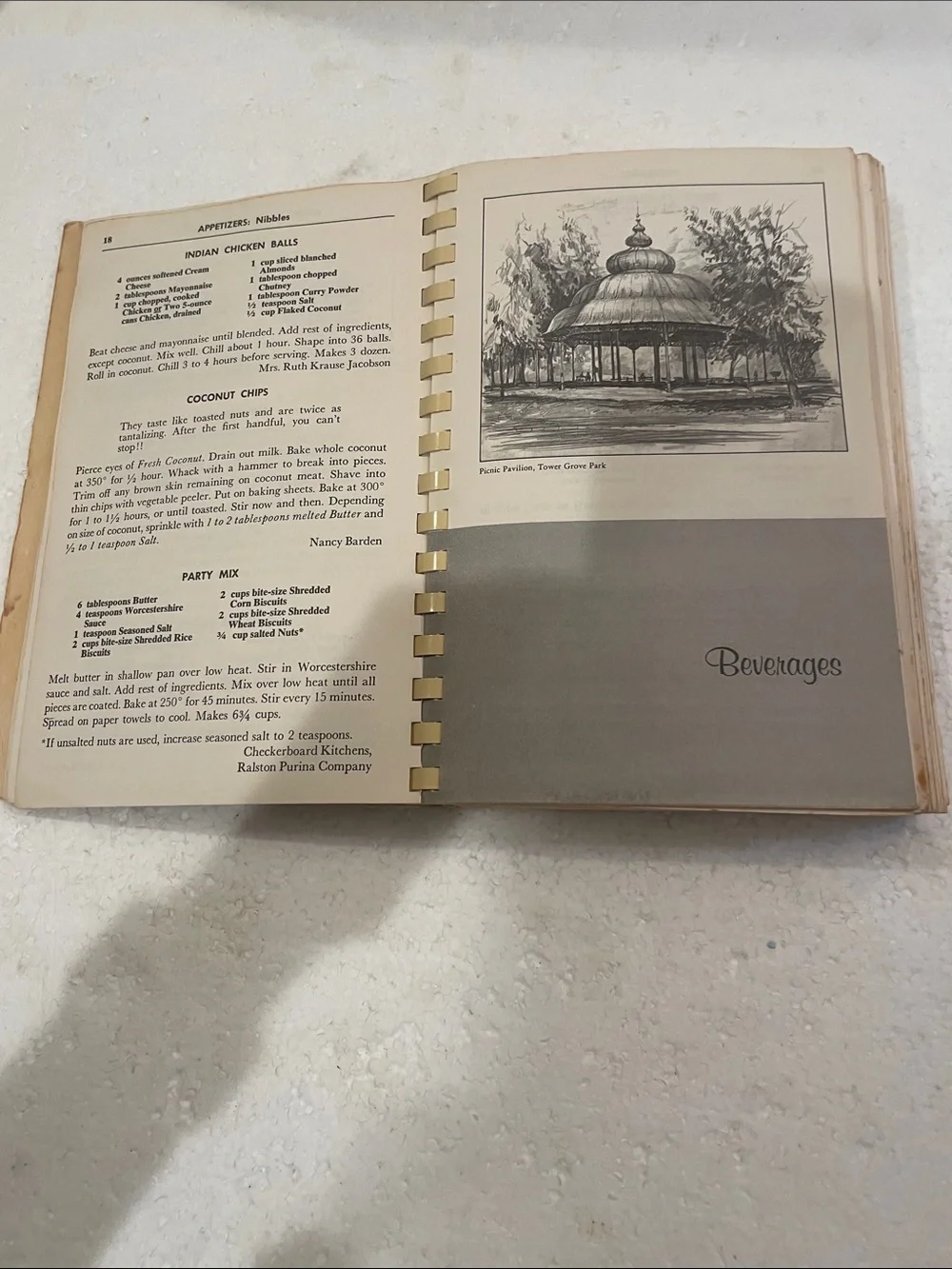 Vintage 1964 The Saint Louis Cookbook Bicentennial Issue Spiral Bound Recipes